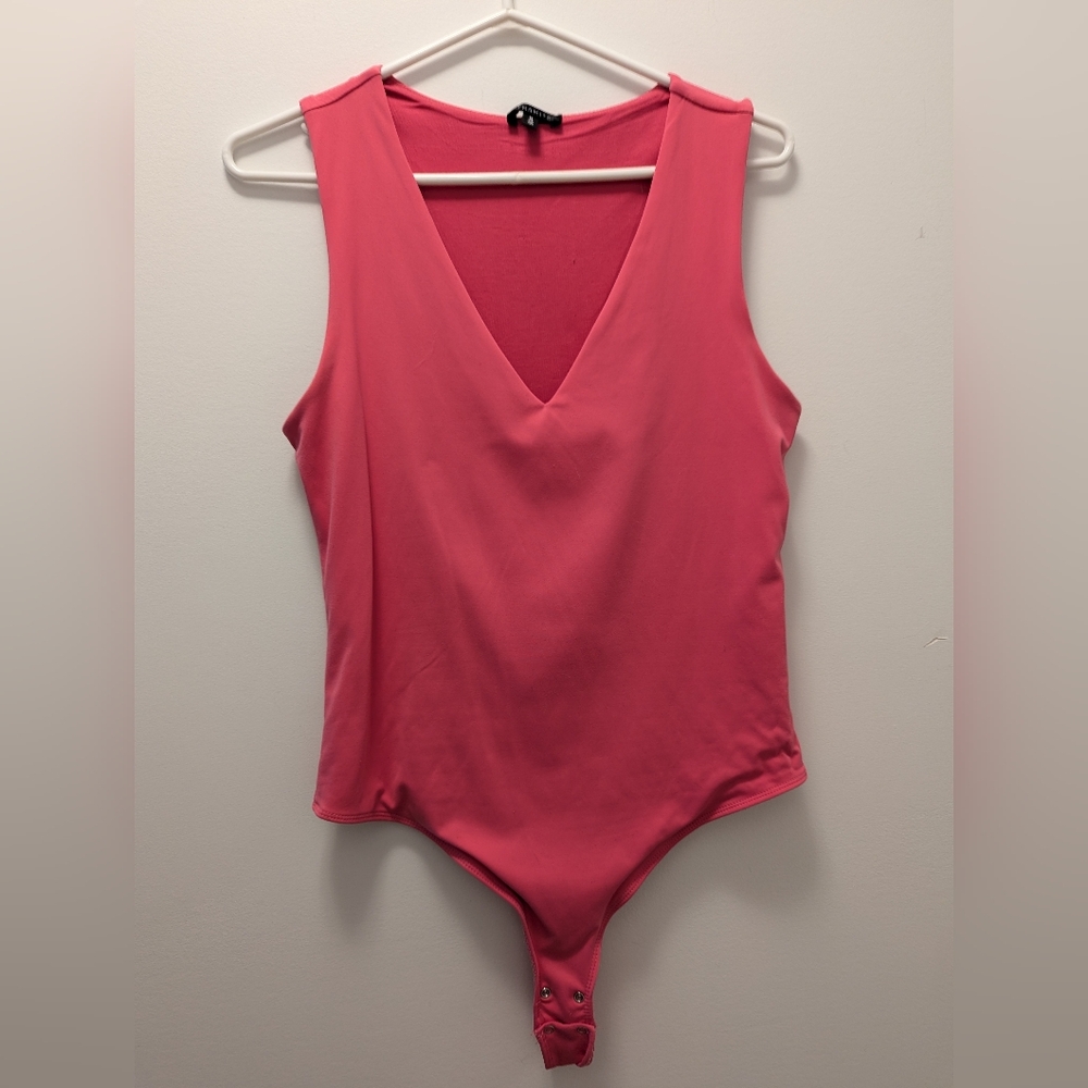 Dynamite Pink Sleeveless Bodysuit